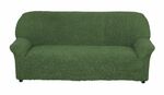 фото Чехол на 3-х местный диван Микрофибра Зеленый Еврочехол