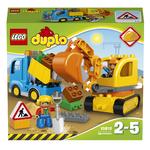 фото Игрушка Дупло Грузовик и гусеничный экскаватор 10812