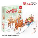 фото Игрушка CubicFun Рождественские сани с подсветкой p681h