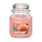 фото Ароматическая свеча Yankee candle средняя Персиковая роза 411 г