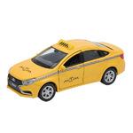 фото грушка модель машины Welly LADA Vesta  Такси 1:34-39