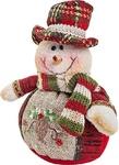 фото Игрушка мягкая Mister Christmas Снеговик 12 см