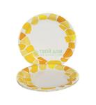 фото Набор одноразовых тарелок Paclan 17 см 12 шт White-Yellow