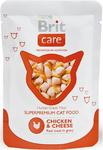 фото Корм для кошек BRIT Care Куриная грудка с сыром 80г