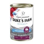 фото Корм для собак Duke's Farm Потрошка, рубец 400г