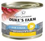фото Корм для собак Duke's Farm индейка, утка, рис, шпинат 200 г