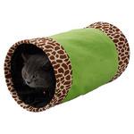 фото Тоннель для кошек MAJOR Colour шуршащий зеленый 25х50 см