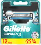 фото Сменные кассеты для бритья Gillette Mach3 12 шт