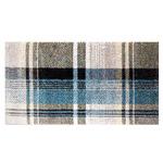 фото Коврик тартан голубой Abc colors 150х80