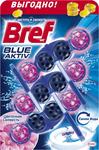 фото Туалетный блок Bref Blue Aktiv Цветочная свежесть 3x50 г