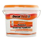 фото Краска Decotech в/э влагостойкая 3/2.7л