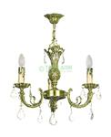 фото Люстра подвесная Copen Lamp FE-PRY9101/3 Cuero Satinbrillo