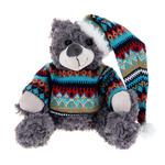 фото Мишка Лесли в шапке и свитере Magic bear toys 25 см