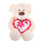 фото Медведь в шарфе с сердцем 80 см Magic bear toys SAL5218-H в ассортименте