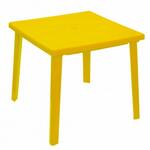фото Стол садовый Стандарт Пластик Групп, 80*80*71 см, желтый