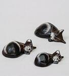 фото Статуэтка Decor and Gift, Кошка коричневая, 10 см, 3 шт