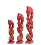 фото Фигурка Decor and Gift, Морской конек, батик, о.Ява, 3 шт