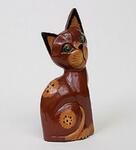 фото Статуэтка Decor and Gift, Кошка коричневая, 30 см