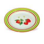 фото Тарелка закусочная Ceramiche Mirella, Земляника, 21,5 см