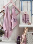 фото Набор полотенец merzuka, ROSE, 2 предмета, розовый