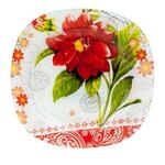 фото Блюдо сервировочное Best Home Kitchen, Георгин, 25*25 см