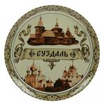 фото Тарелка декоративная "Суздаль" на подставке d=20см (уп.1/48шт.)