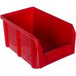 фото Пластиковый красный ящик 234х149х121мм стелла v-2