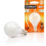 фото Светодиодная лампа ecowatt p45 230в 4.7w 2700k e14 теплый белый свет, шарик 4606400613336