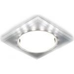 фото Точечный светодиодный светильник ambrella light хром/матовый gx53+3w/led white/ g215 ch/wh