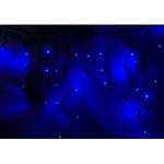 фото Гирлянда neon-night айсикл бахрома, 4,0 х 0,6 м, черный каучук ip65, 128 led синие 255-223