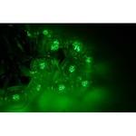 фото Гирлянда neon-night led galaxy bulb string 10м, белый каучук, 30 ламп х 6 led зеленые 331-304