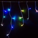 фото Гирлянда neon-night айсикл бахрома, 1,8 х 0,5 м, прозрачный пвх, 48 led rgb ip20, 255-009