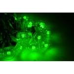 фото Гирлянда neon-night led galaxy bulb string 10м, черный каучук, 30 ламп х 6 led зеленые 331-324