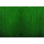 фото Гирлянда neon-night дождь, занавес, 2х1.5м, прозрачный пвх, 192 led зеленые, 12 led/нить, 16 нитей 235-304-6