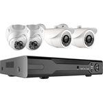 фото Комплект видеонаблюдения ginzzu hk-440d, 4ch, 1080n, hdmi, 2 уличные+2 купольные камеры 1.0mp, ir20м 13191