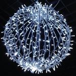фото Светодиодный шар neon-night 230v, диаметр 50 см, 200 светодиодов, эффект мерцания, цвет белый 501-613