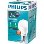 фото Светодиодная лампа philips ess ledbulb 12вт-120вт грушевидная e27 6500к 230в a60 rca 1224535