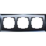 фото Рамка werkel wl08-frame-03 на 3 поста черный a029845