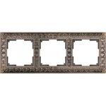 фото Рамка werkel wl07-frame-03 на 3 поста бронза a029840