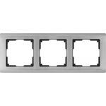 фото Рамка werkel wl02-frame-03 на 3 поста глянцевый никель a028861