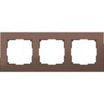фото Рамка werkel wl11-frame-03 на 3 поста коричневый алюминий a033747
