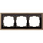 фото Рамка werkel wl17-frame-03 на 3 поста золото черный a037674