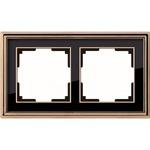 фото Рамка werkel wl17-frame-02 на 2 поста золото черный a037673