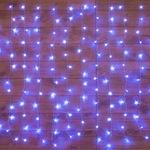 фото Гирлянда neon-night дождь (занавес) 2.5x2 м, прозрачный пвх, 300 led синие, ip20 235-053