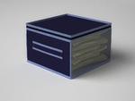 фото Кофр для хранения Классик Цвет: Синий (20х30х30 см)