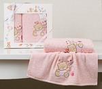 фото Детское полотенце Bear Цвет: Розовый (Набор)