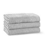 фото Полотенце Terry Stripe Цвет: Темно-Серый (100х180 см)