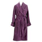 фото Халат махровый унисекс Gant Home PREMIUM VELOUR ROBE, размер S, сиреневый 100% хлопок