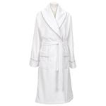 фото Халат махровый унисекс Gant Home PREMIUM VELOUR ROBE, размер L, белый, 100% хлопок