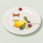 фото Тарелка для фруктов Ceramiche Viva Limoni e Lamponi 20 см